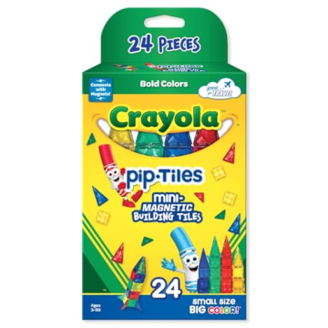 Crayola Mini Magnetic PIP-Tiles STEM Travel Toys Kids 3+