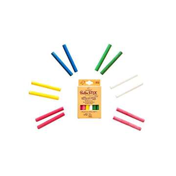 Jaq Jaq Bird Dust-Free Non-Toxic Chalk 12 Colors