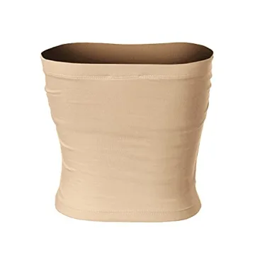 MixMatchy Women's Double Layered Tube Top with Bra