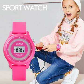 Kids Waterproof Digital Sport Watch with Alarm