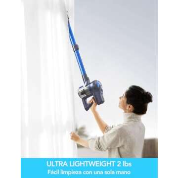 Greenote Cordless Vacuum Cleaner 23KPA, 30 Minutes Run Time, Lightweight Stick Vacuum Cordless, Remo...