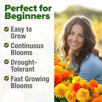 Home Grown Petite French Marigold Seeds for Gardening Success