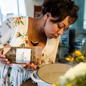 Botanical Facial Steam | 4 Steams | Organic Skin Care | All Skin Types | Cleanse, Hydrate, Tone | USDA Organic Herbs | Wildflower Wellness