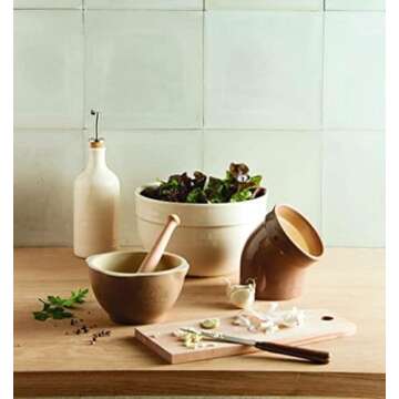 Emile Henry Made In France Oil Bottle,Blue Flame