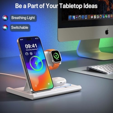 3-in-1 Wireless Charging Station for iPhone and Apple Devices