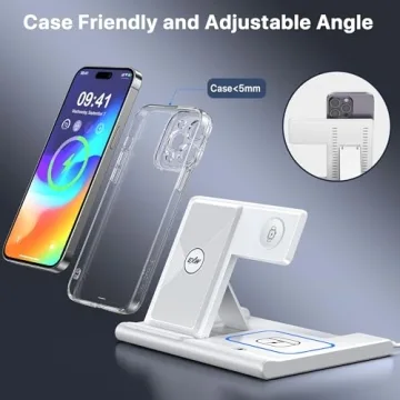 3-in-1 Wireless Charging Station for iPhone and Apple Devices