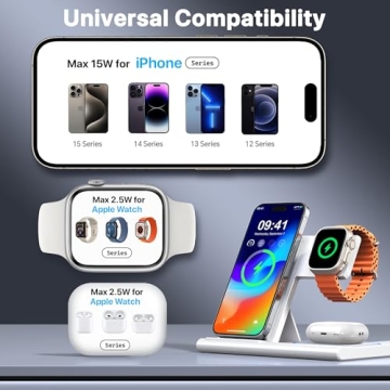 3-in-1 Wireless Charging Station for iPhone and Apple Devices