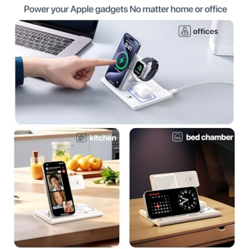3-in-1 Wireless Charging Station for iPhone and Apple Devices