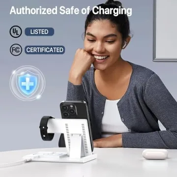 3-in-1 Wireless Charging Station for iPhone and Apple Devices