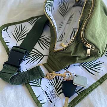 Ditty Co. - Lanikai Small Diaper Bag - Portable Changing Pad - Crossbody Bags For Women - Fanny Pack...