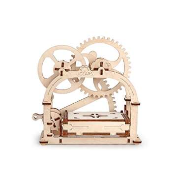 UGEARS 3D Mechanical ETUI Box for Creative Minds
