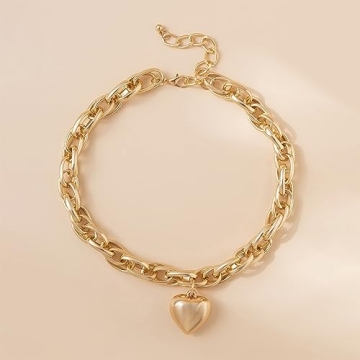 Your Always Charm Chunky Gold Necklace for Women
