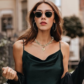 Your Always Charm Chunky Gold Necklace for Women