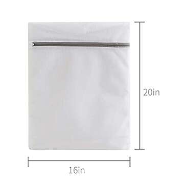 Laundry Bags Mesh Wash Bags(4Pcs,16 x 20 Inches),delicate laundry bag for College,Dorm,Storage