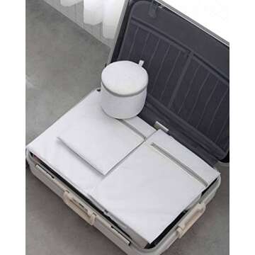 Laundry Bags Mesh Wash Bags(4Pcs,16 x 20 Inches),delicate laundry bag for College,Dorm,Storage