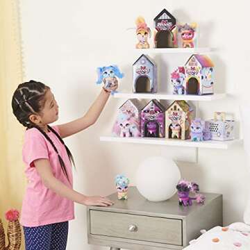 Present Pets Mini, Surprise Plush 3-Inch Mystery Pack, UNbox for a Pop-Up Surprise Collect All 10