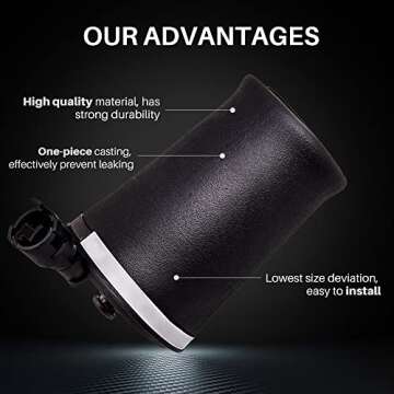 maXpeedingrods 2PCS Rear Air Suspension Spring Shock for Ford Crown Victoria 1992-2010, for Lincoln Towncar 89-20, for Mercury Grand Marquis 1989-2010 Air Ride Spring Bag 3U2Z5580PA