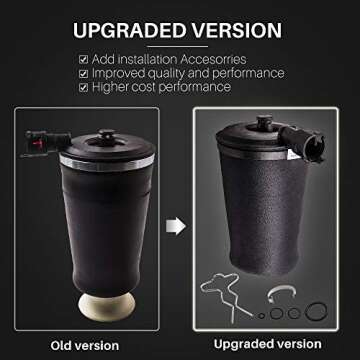 maXpeedingrods 2PCS Rear Air Suspension Spring Shock for Ford Crown Victoria 1992-2010, for Lincoln Towncar 89-20, for Mercury Grand Marquis 1989-2010 Air Ride Spring Bag 3U2Z5580PA