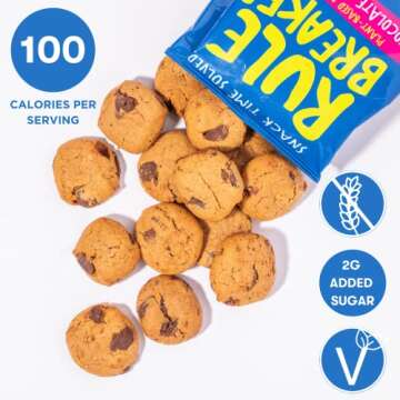 Rule Breakers Vegan Gluten Free Chocolate Chip Blondie Snacks