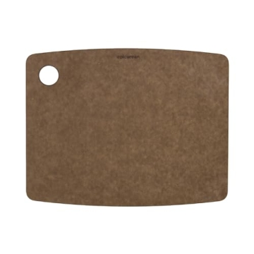 Epicurean Kitchen Series Cutting Board: Effortless Culinary Elegance, 14.5" x 11.25" Nutmeg