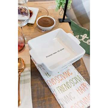 Mud Pie Friendsgiving Baker Set for Festive Gatherings