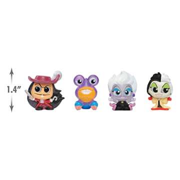 Disney Doorables Villain Collection Peek, Includes 12 Exclusive Mini Collectible Figures, Styles May Vary, Kids Toys for Ages 5 Up, Amazon Exclusive by Just Play