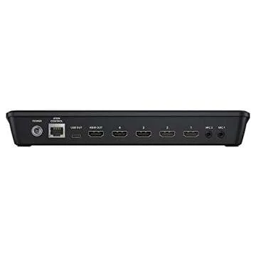 Blackmagic Design ATEM Mini Pro HDMI Live Stream Switcher with 6' High-Speed HDMI Cable & 10-Pack Straps Bundle