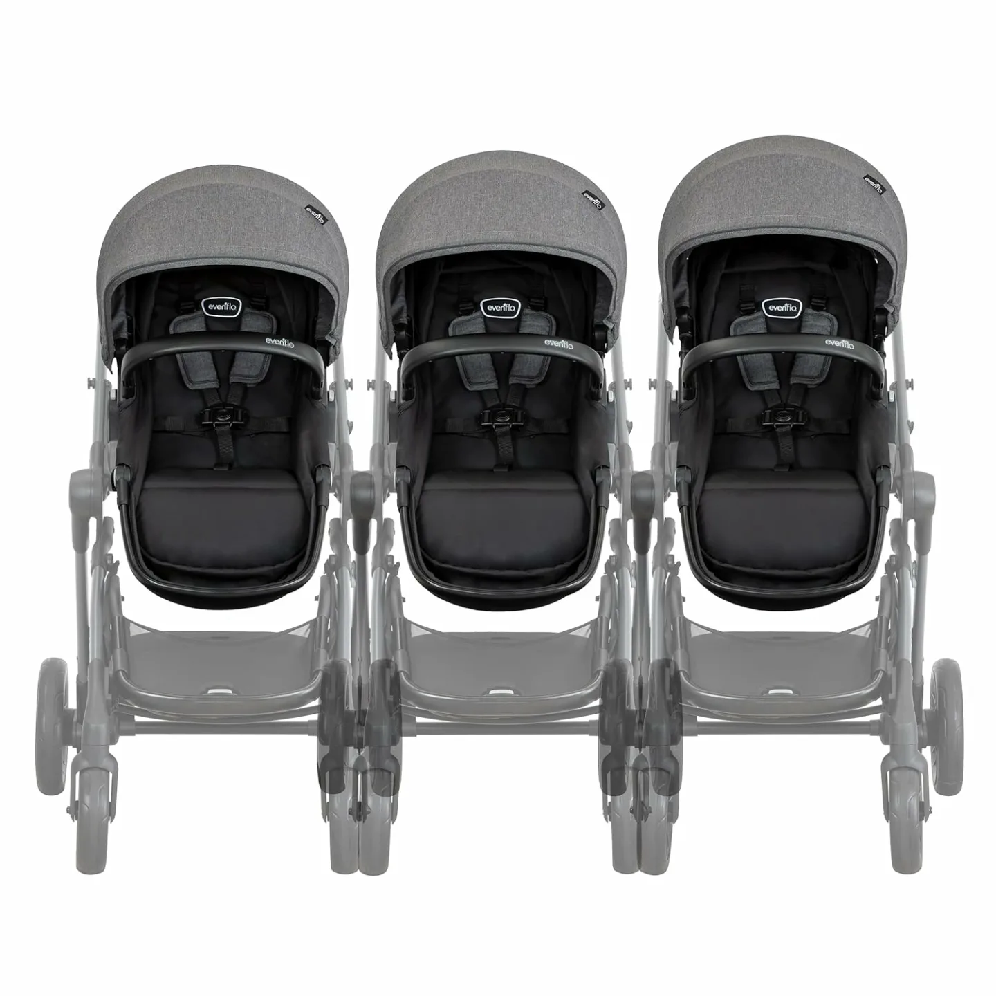 Evenflo Pivot Xpand Second Seat in Sabino Gray