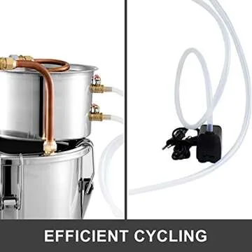 VEVOR Alcohol Still for Distilling Whiskey, Wine & Brandy