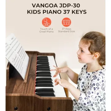 Vangoa 37 Keys Digital Piano for Kids, Educational Toy