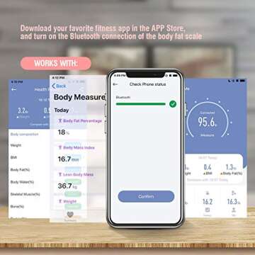 Uten Smart Bluetooth Scale for Accurate Body Measurement