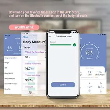 Uten Smart Bluetooth Scale for Accurate Body Measurement