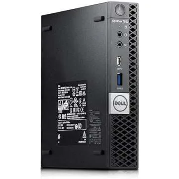 Dell OptiPlex 7050 Micro PC - Intel i5, 16GB RAM, 256GB SSD, Windows 11 Pro (Renewed)