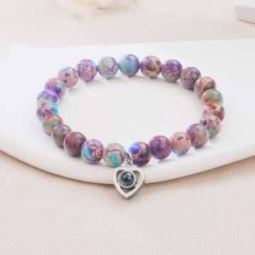 Unique Grandma Bracelet with Heartfelt I Love You Message