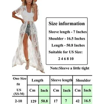 Stylish Mesh Embroidered Kimono Cardigan for Any Occasion