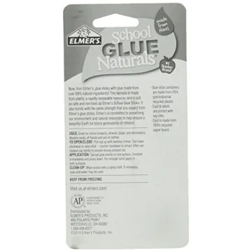 Eco-Friendly ELMERS School Glue Naturals Clear Stick 0.21 Oz