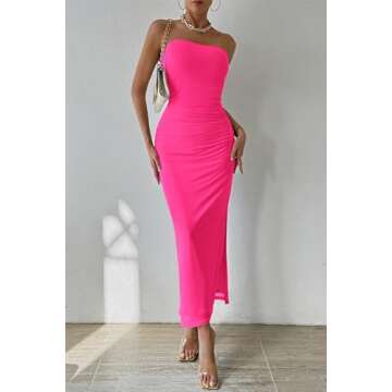 PRETTYGARDEN Women's Summer Maxi Bodycon Dress for Elegant Style