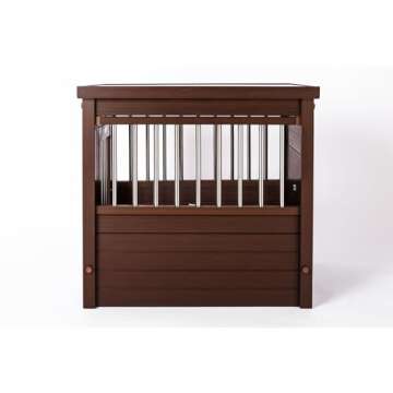 New Age Pet® ECOFLEX® Dog Crate End Table - Furniture-Style Pet Crate for Crate Trained Dogs - Sta...