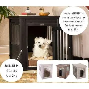 ECOFLEX Dog Crate End Table - Stylish Pet Furniture