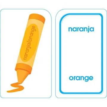 School Zone - Bilingual Colors, Shapes & More Flash Cards - Ages 4+, Preschool to Kindergarten, ESL, Language Immersion, Numbers, and More (Spanish and English Edition) (Spanish Edition)