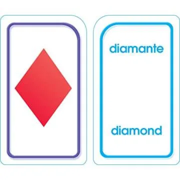 School Zone - Bilingual Colors, Shapes & More Flash Cards - Ages 4+, Preschool to Kindergarten, ESL, Language Immersion, Numbers, and More (Spanish and English Edition) (Spanish Edition)