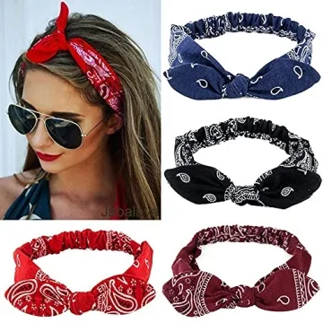 Stylish Carede Rabbit Ear Headbands for Women Girls