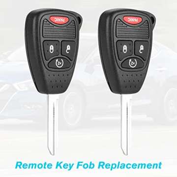 Guteauto Car Key Fob Keyless Entry Remote 315Mhz OHT692713A for Jeep Wrangler 2009-2018, Compass 2010-2017, Patriot 2010-2017