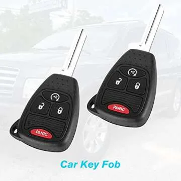 Guteauto Car Key Fob Keyless Entry Remote 315Mhz OHT692713A for Jeep Wrangler 2009-2018, Compass 2010-2017, Patriot 2010-2017