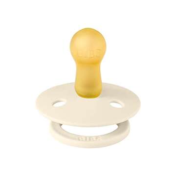 BIBS Pacifiers Colour Collection | Natural Rubber Baby Pacifier | Set of 2 BPA-Free Soothers | Made ...