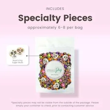 Dia De Los Muertos Sprinkle Mix | Unique Colors and Flavors for Creative Baking