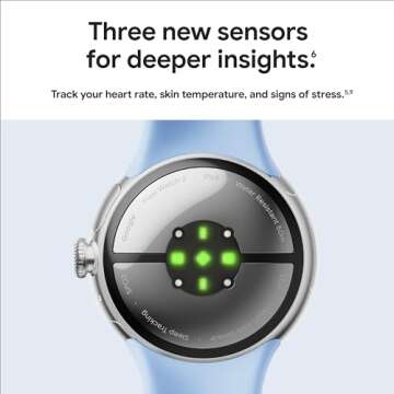 Google Pixel Watch 2 (Previous Model) with the Best of Fitbit - Heart Rate Tracking, Stress Manageme...