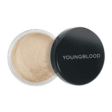 Youngblood Clean Luxury Cosmetics Loose Mineral Rice Setting Powder, Medium | Loose Face Powder Sett...