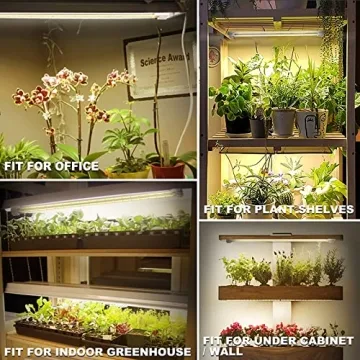 Full Spectrum LED Grow Light Strips with Auto Timer