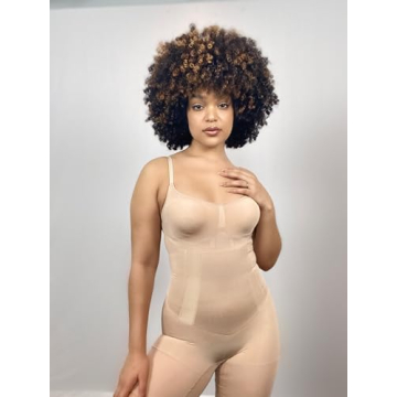 SHAPERX Women's Seamless Tummy Control Bodysuit
